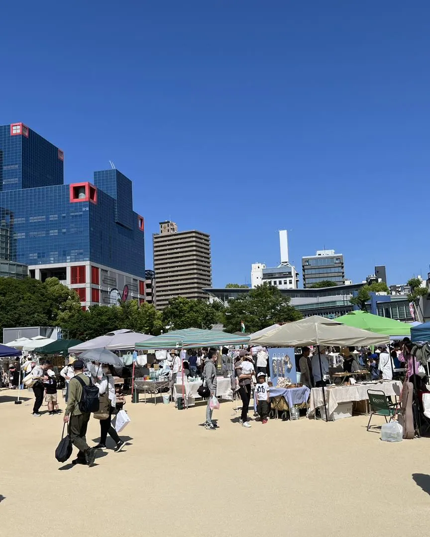 扇町公園で開催している「ロハスパーク梅田」に行ってきました♪