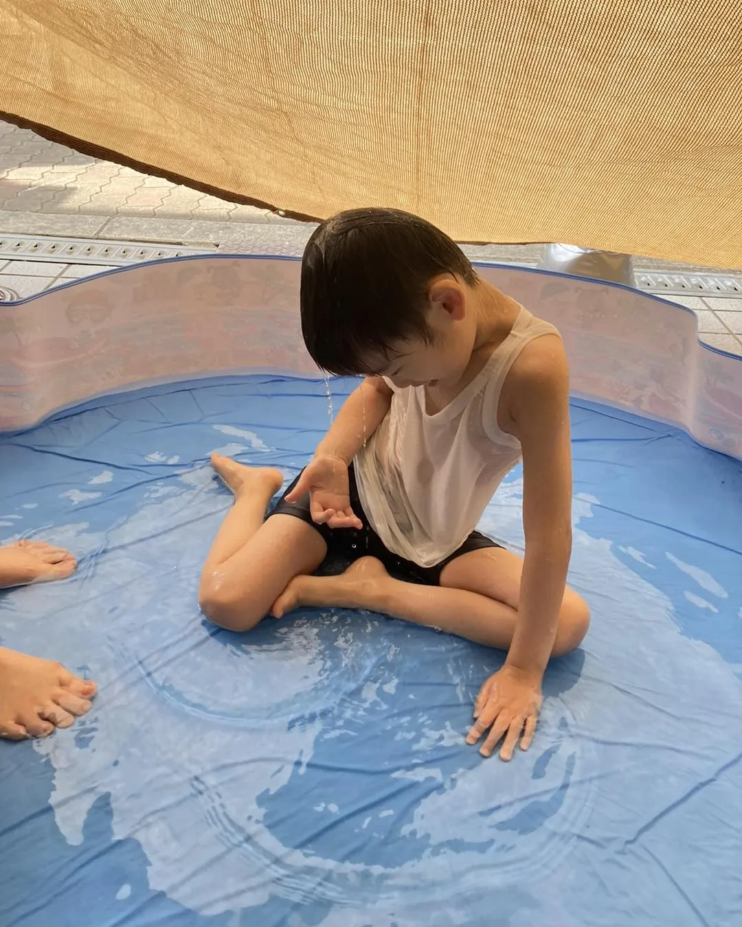 夏休みは、ほぼ毎日プール&水遊び🏖️